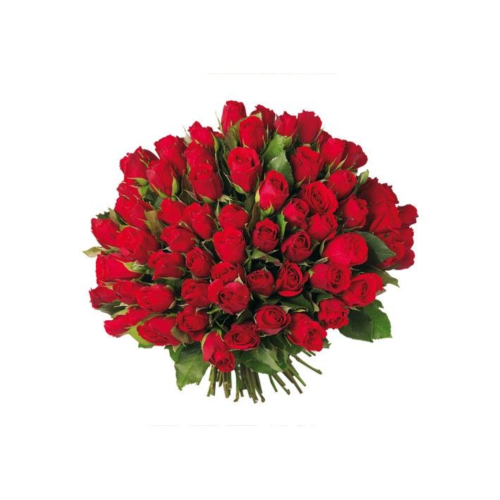 Bouquet Rond 100 Roses Rouge Ou Rose