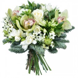 BOUQUET DE NOEL BLANC 